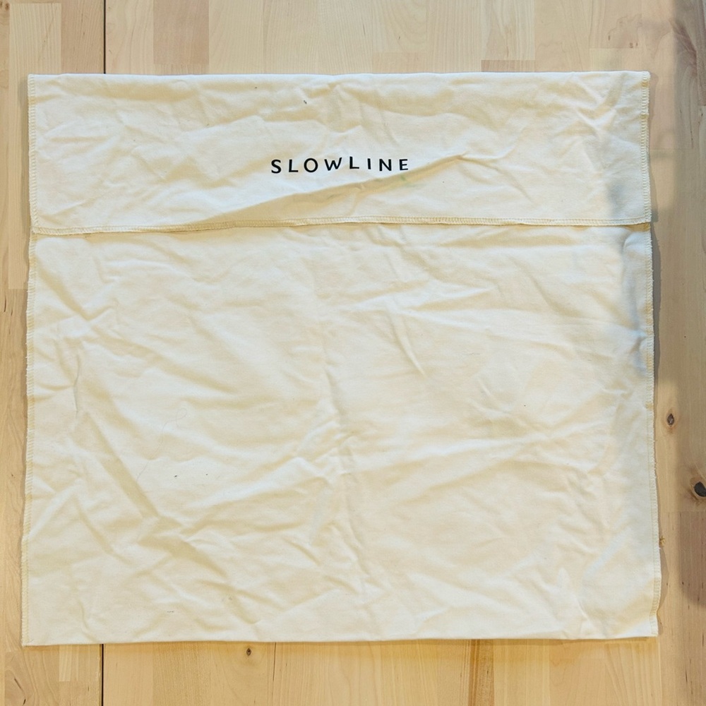 Slowline Minimalist Cream Dust Bag | Large Handbag Storage Cover